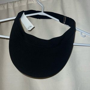 Lululemon Fast Paced Wide Band Running Visor Black